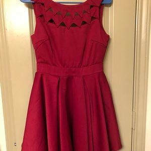 Lulus formal maroon dress